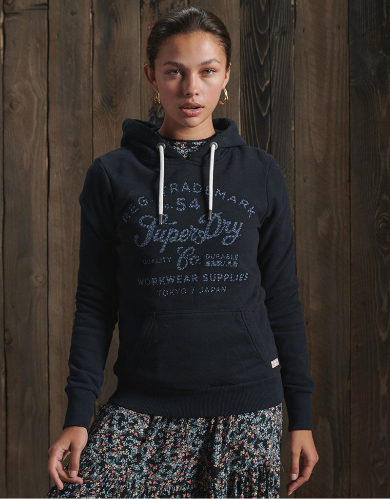 Superdry Lady Crafted Workwear Hoodie hos Stillo