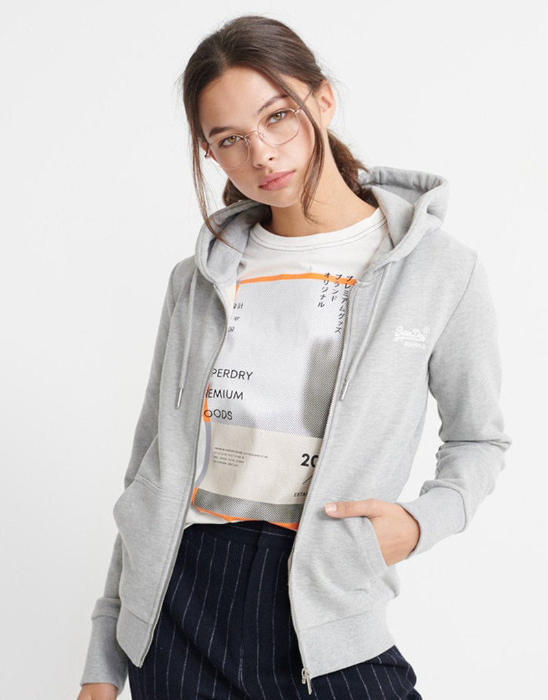 Superdry Lady Orange Label Zip Hoodie SuperDry