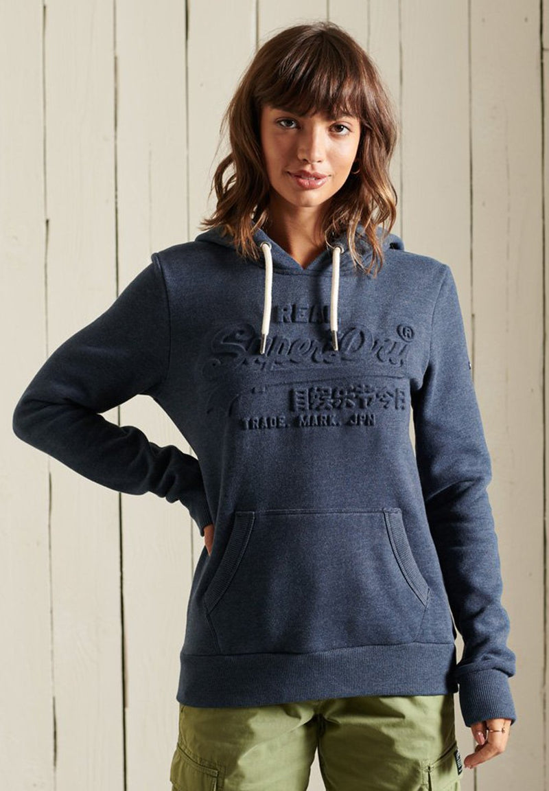 Superdry Lady Vintage Logo Emboss Hoodie hos Stillo