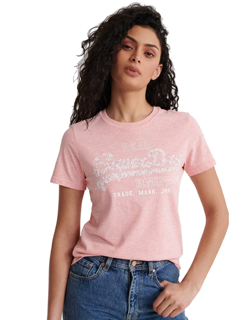 Superdry Lady Vintage Logo Floral Infill T-Shirt SuperDry