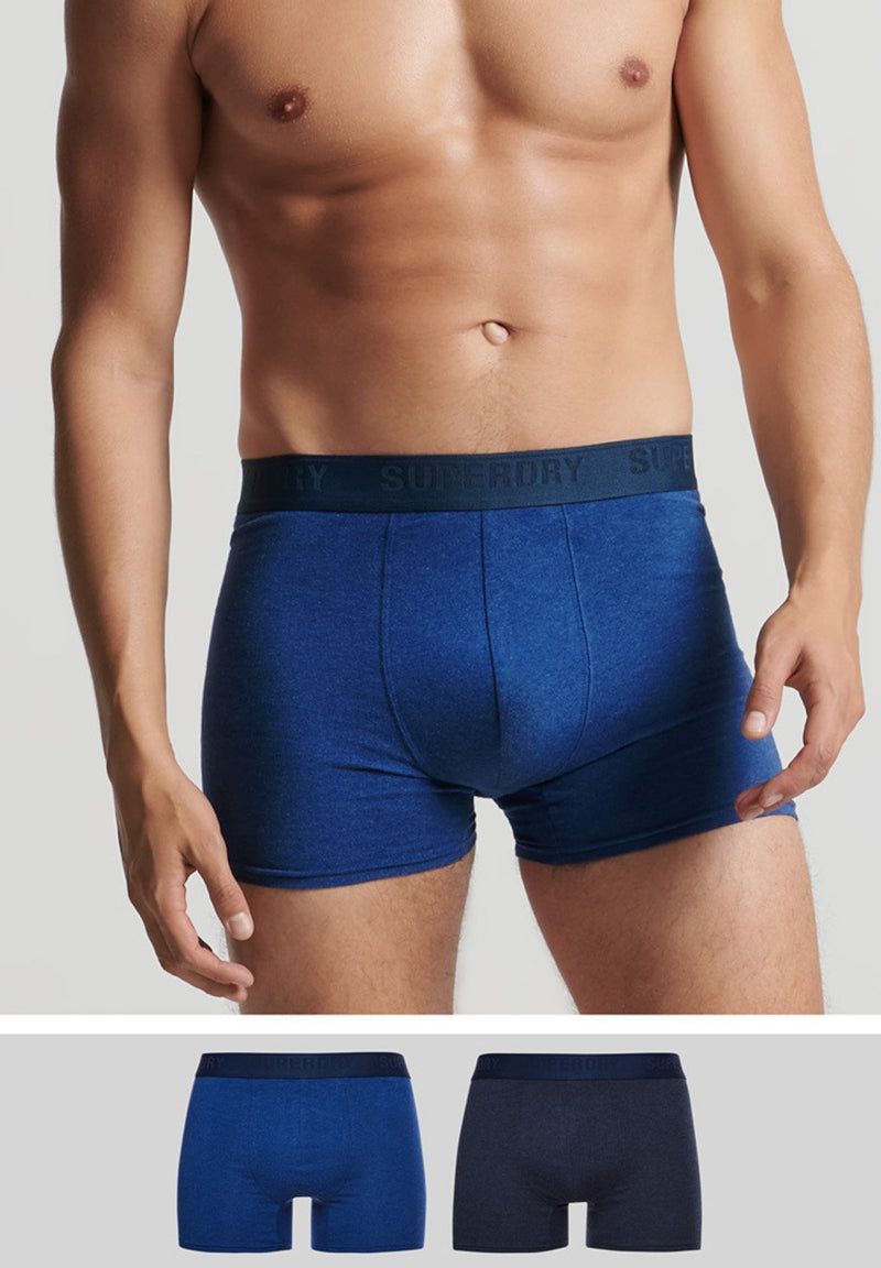 Superdry Organic Cotton Boxer Double Pack (2par) hos Stillo