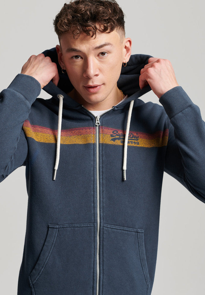 Superdry Vintage Logo Cali Zip Hoodie hos Stillo