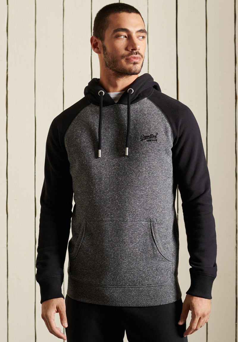 SuperDry Vintage Logo Embroidery Baseball Hoodie hos Stillo