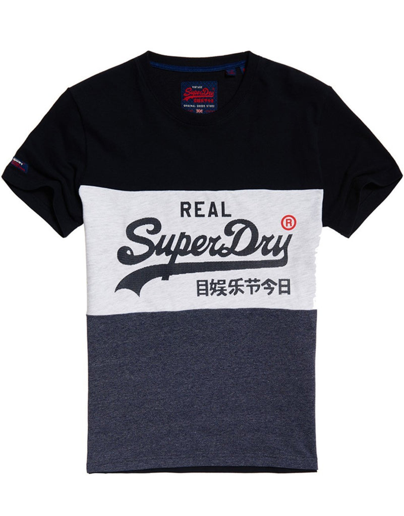 SuperDry Vintage Logo Panel T-Shirt