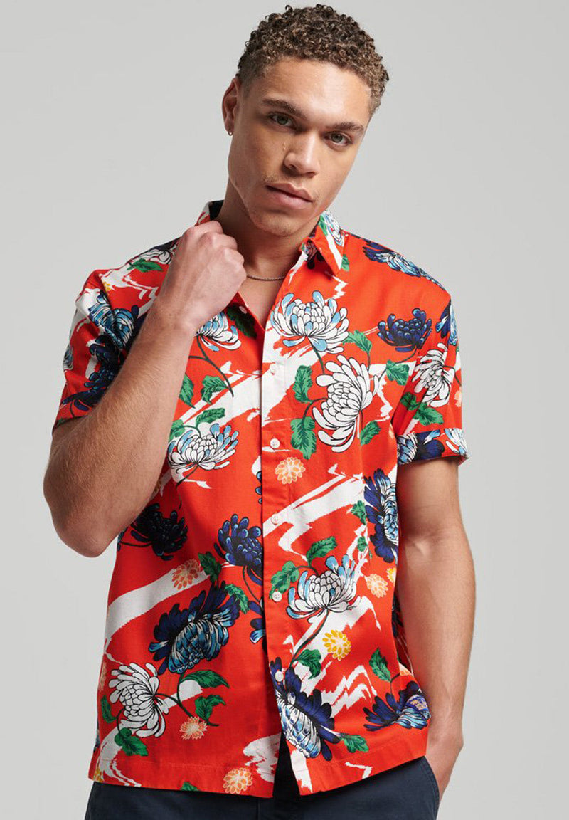 Superdry Vintage Short Sleeve Hawaiian Shirt hos Stillo