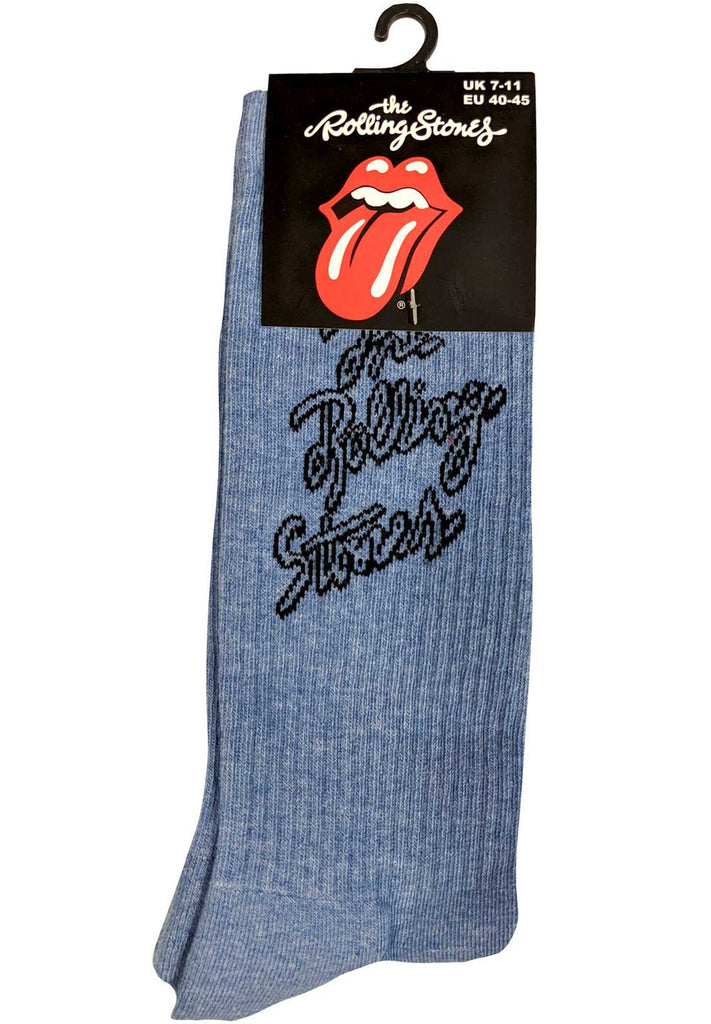 The Rolling Stones Script Logo Unisex Ankle Socks hos Stillo