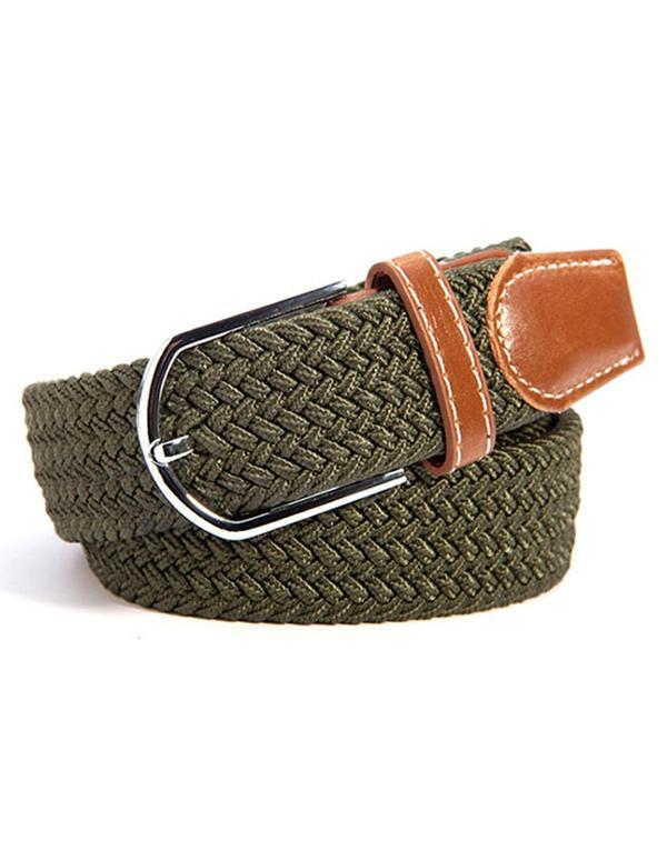 Unisex Canvas Elastic Belt hos Stillo