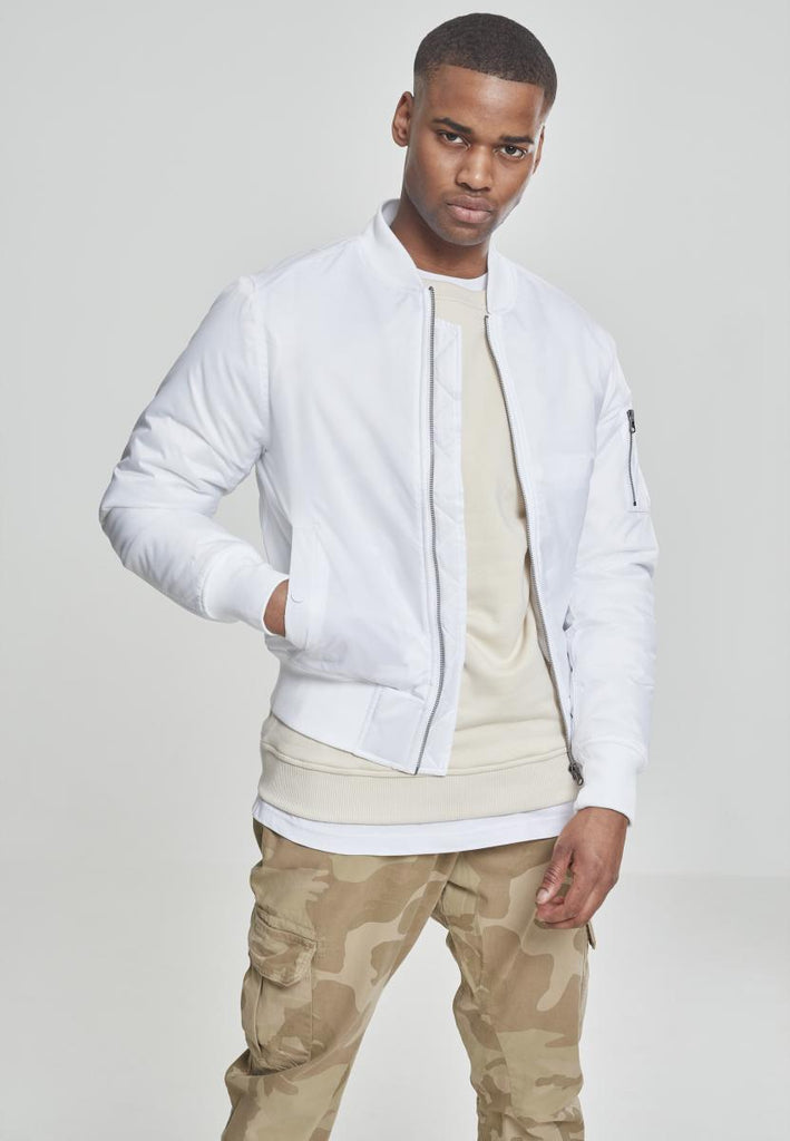 Urban classics basic bomber on sale jacket