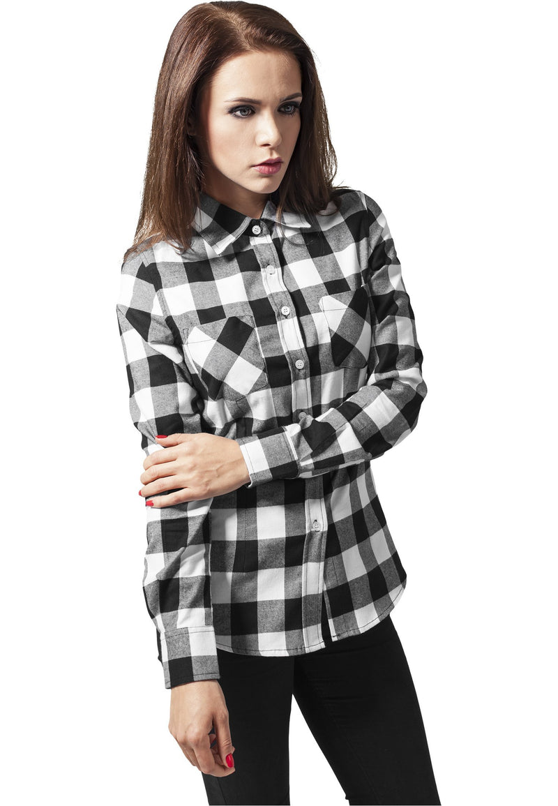 Urban Classics Ladies Checked Flanell Shirt