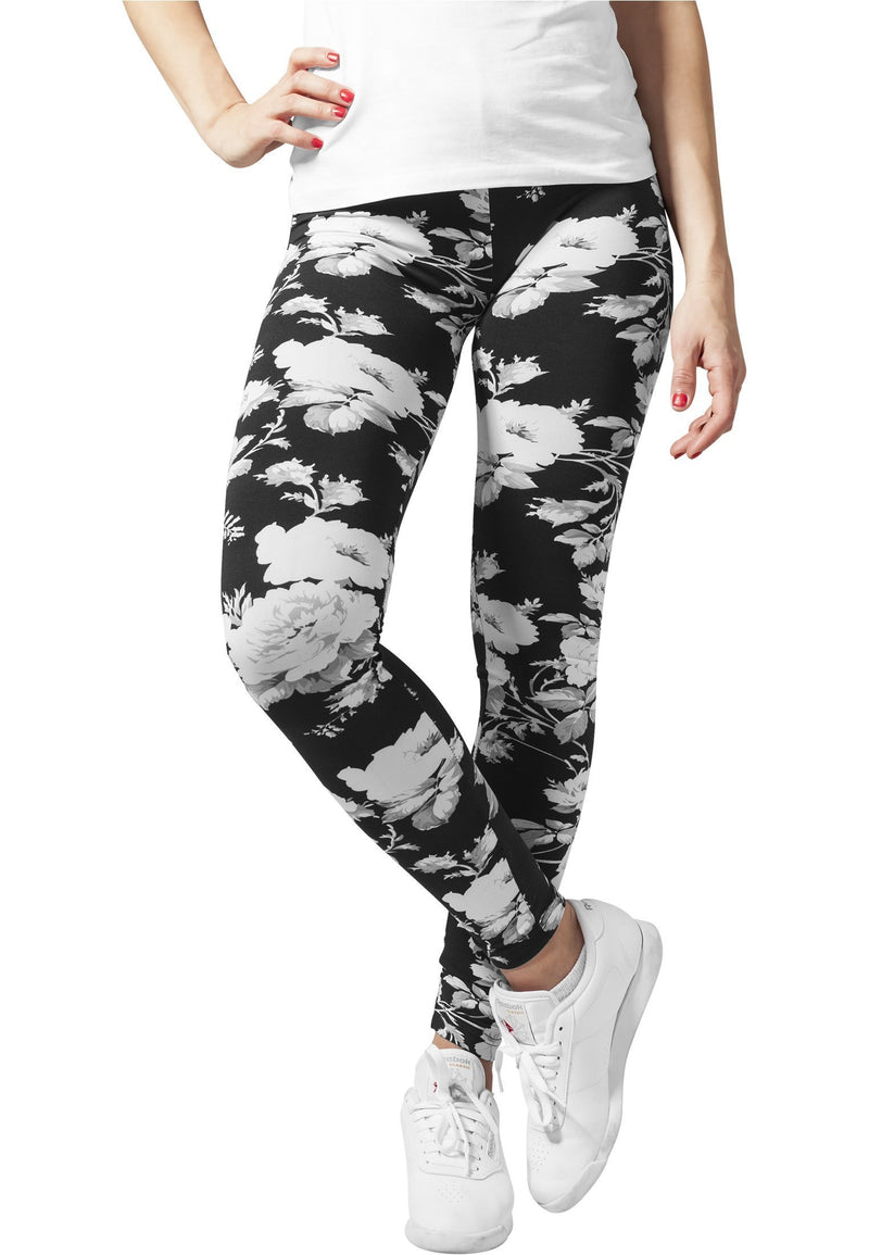Urban Classics Ladies Flower Leggings hos Stillo