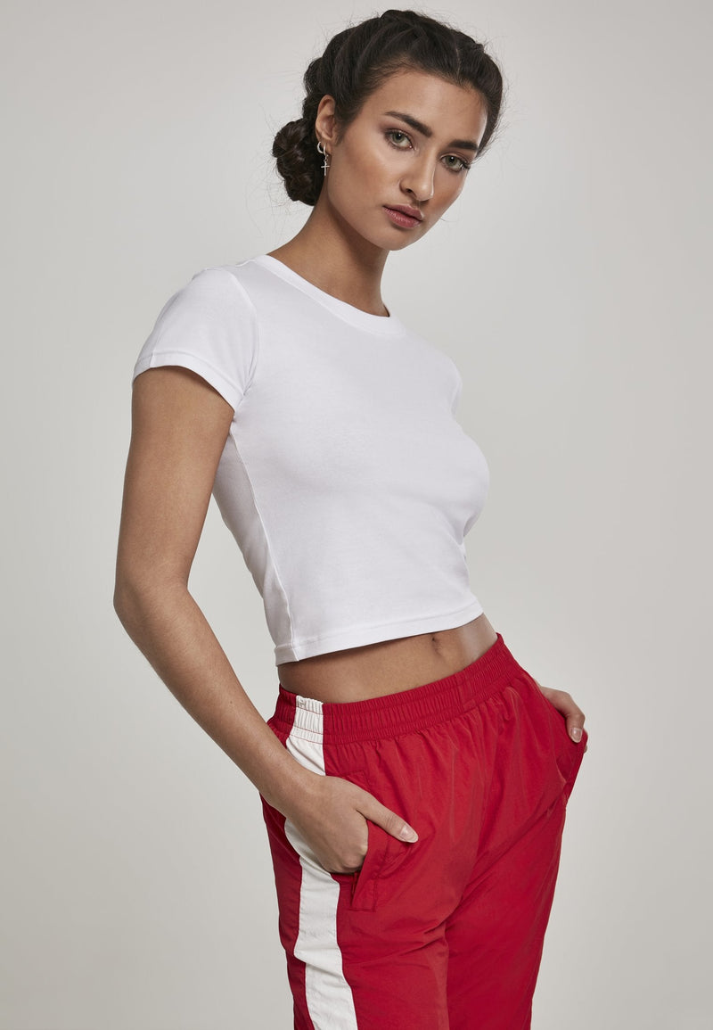 Urban Classics Ladies Stretch Jersey Cropped Tee Urban Classics