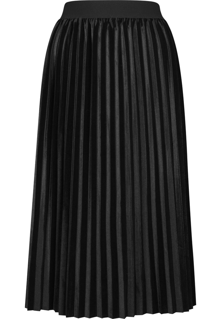 Urban Classics Ladies Velvet Plisse Skirt hos Stillo