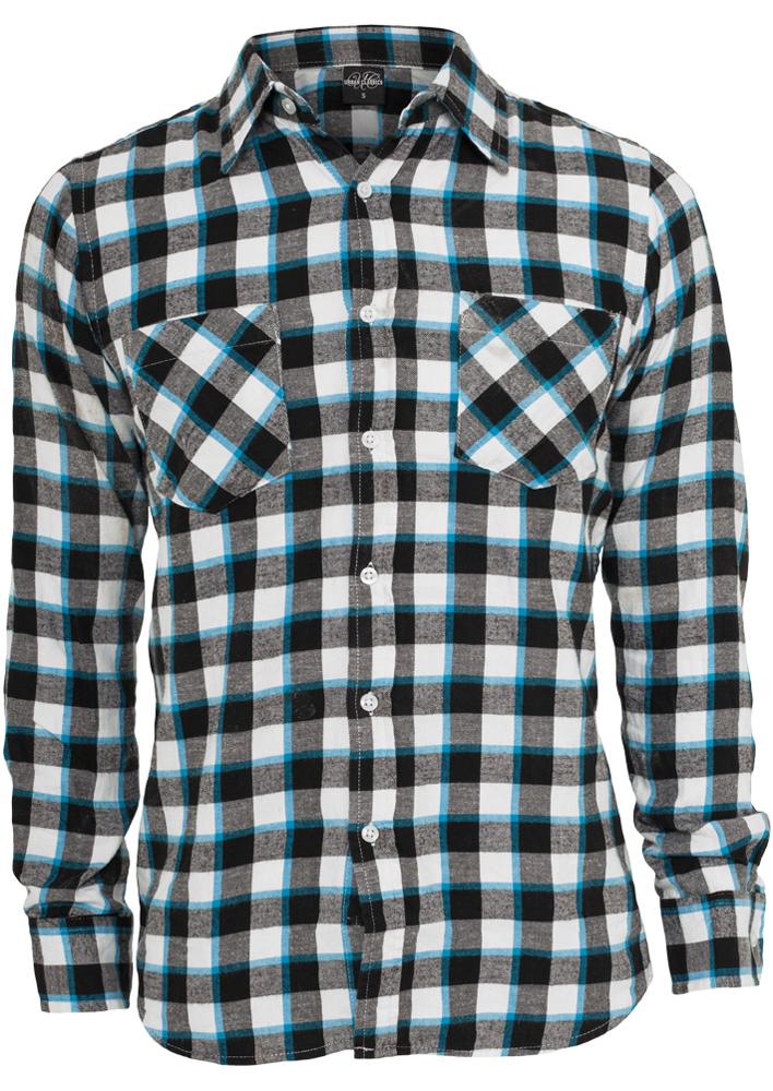 Urban Classics Tricolor Checked Light Flanell Shirt